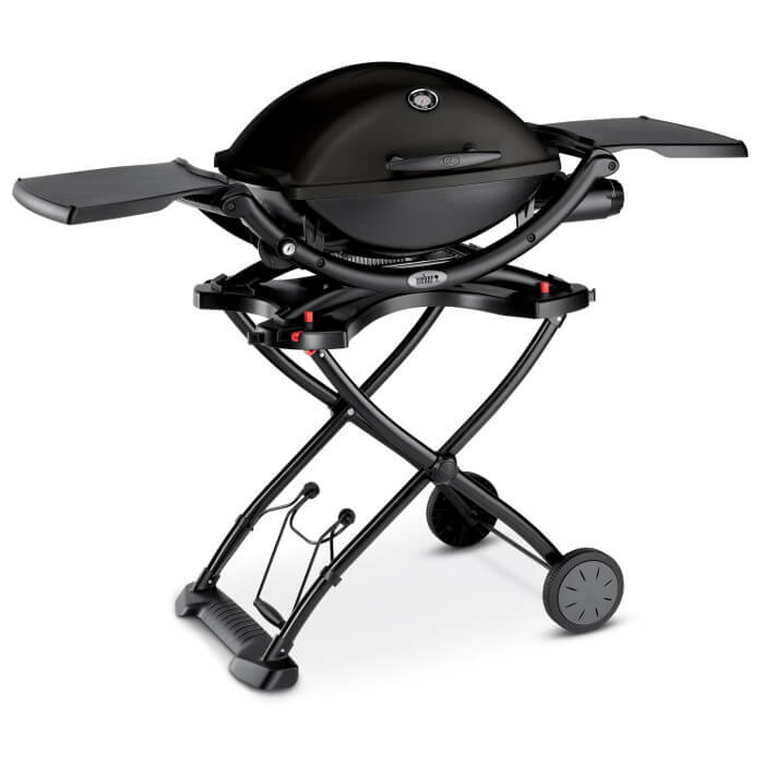 Гриль Weber Q1200 на подставке-тележке, черный